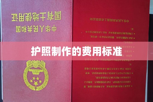 金湾护照制作的费用标准